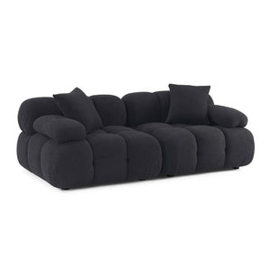 TOV Furniture Calliope 79" Vegan Shearling Modular Loveseat – Plush, Customizable Seating for Stylish Living Spaces TOV-L69305