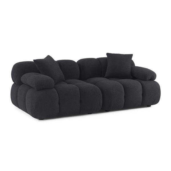 TOV Furniture Calliope 79" Vegan Shearling Modular Loveseat – Plush, Customizable Seating for Stylish Living Spaces TOV-L69305