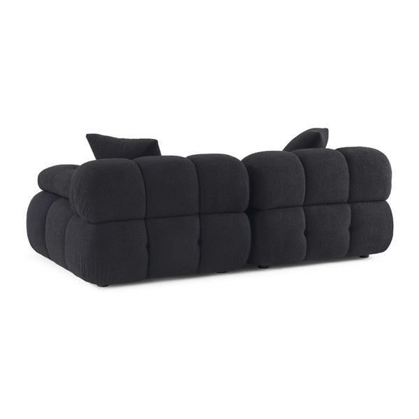 TOV Furniture Calliope 79" Vegan Shearling Modular Loveseat – Plush, Customizable Seating for Stylish Living Spaces TOV-L69305