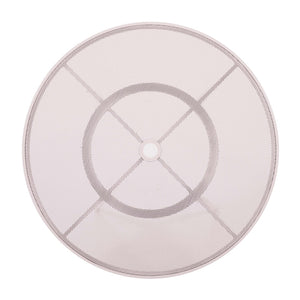 TOV Furniture Erica Wrought Iron Round Cafe Table - Vintage Charm for Outdoor Dining, Seats 2-4, Handmade Elegance Pink TOV-O18669