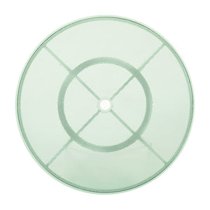 TOV Furniture Erica Wrought Iron Round Cafe Table - Vintage Charm for Outdoor Dining, Seats 2-4, Handmade Elegance Mint Green TOV-O18670