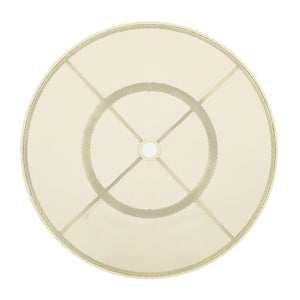 TOV Furniture Erica Wrought Iron Round Cafe Table - Vintage Charm for Outdoor Dining, Seats 2-4, Handmade Elegance Cream TOV-O18671