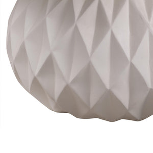 TOV Furniture Tulum 47" Ivory Concrete Round Dining Table – Elegant Indoor/Outdoor Centerpiece for Modern Spaces TOV-O44067