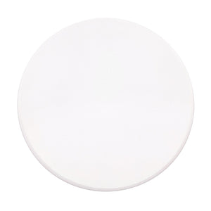 TOV Furniture Tulum 27.5" Ivory Concrete Round Coffee Table - Modern Glamour for Indoor & Outdoor Spaces TOV-O44144