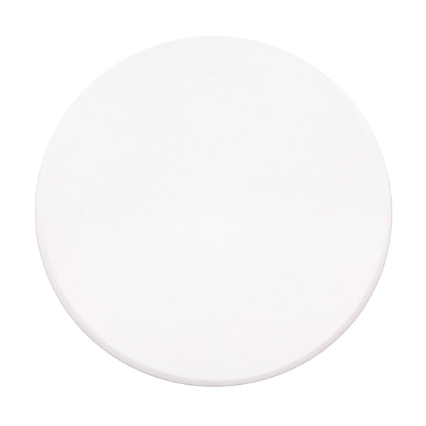 TOV Furniture Tulum 27.5" Ivory Concrete Round Coffee Table - Modern Glamour for Indoor & Outdoor Spaces TOV-O44144