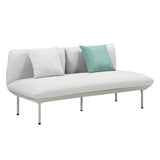 Katti Light Grey Outdoor Loveseat TOV-O54259 TOV Furniture