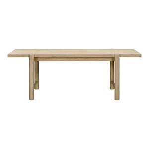 Gata Light Teak Outdoor Rectangular Dining Table TOV-O54272 TOV Furniture