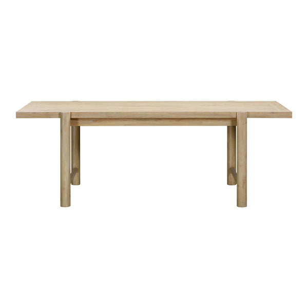 Gata Light Teak Outdoor Rectangular Dining Table TOV-O54272 TOV Furniture
