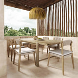 Gata Cream Outdoor Dining Chair - Set of 2 TOV-O54273 TOV Furniture