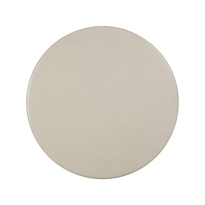TOV Furniture Fern 47" Beige Textured Faux-Plaster Concrete Round Dining Table – Stylish Indoor/Outdoor Design TOV-O54277