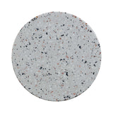 Clover Faux Terrazzo Indoor / Outdoor Round Side Table TOV-O54278 TOV Furniture