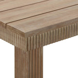 Cassie Natural 75 Inch Rectangular Outdoor Dining Table TOV-O54292 TOV Furniture