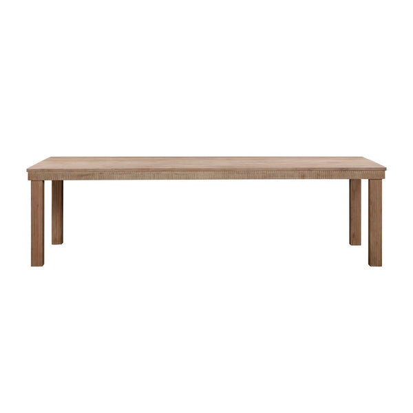 TOV Furniture Cassie Outdoor Rectangular Dining Table – Stylish Eucalyptus Centerpiece for Alfresco Gatherings 108" TOV-O54293