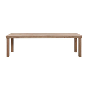 Cassie Natural 108 Inch Rectangular Outdoor Dining Table TOV-O54293 TOV Furniture
