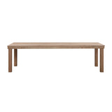 Cassie Natural 108 Inch Rectangular Outdoor Dining Table TOV-O54293 TOV Furniture