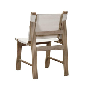 TOV Furniture Cassie Cream Outdoor Dining Chairs Set of 2 - Elegant, Weather-Resistant Design for Stylish Alfresco Meals TOV-O54295