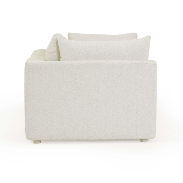 TOV Furniture Hangover 81" Cream Outdoor Modular Loveseat - Stylish, Durable Comfort for Patios & Lounging Bliss TOV-O54451-LS