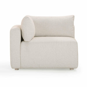TOV Furniture Hangover Cream Modular Outdoor Corner Chair - Stylish, Comfortable & Durable for Luxe Outdoor Spaces TOV-O54452