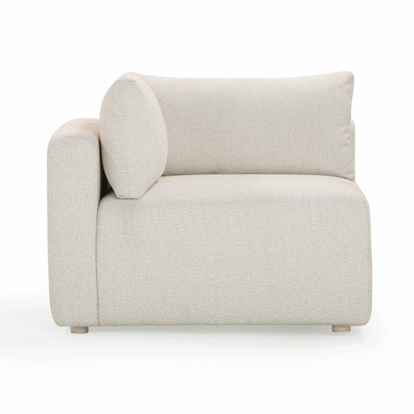 TOV Furniture Hangover Cream Modular Outdoor Corner Chair - Stylish, Comfortable & Durable for Luxe Outdoor Spaces TOV-O54452