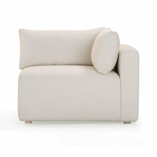 TOV Furniture Hangover Cream Modular Outdoor Corner Chair - Stylish, Comfortable & Durable for Luxe Outdoor Spaces TOV-O54452