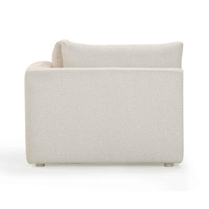 TOV Furniture Hangover Cream Modular Outdoor Corner Chair - Stylish, Comfortable & Durable for Luxe Outdoor Spaces TOV-O54452