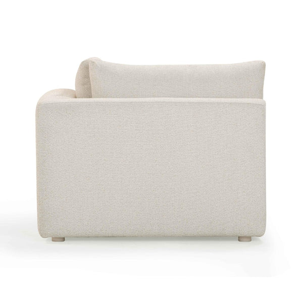 TOV Furniture Hangover Cream Modular Outdoor Corner Chair - Stylish, Comfortable & Durable for Luxe Outdoor Spaces TOV-O54452