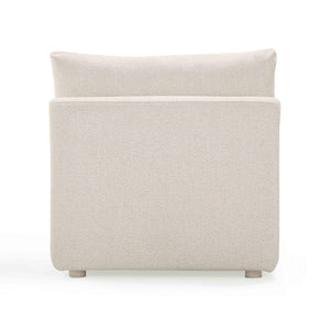 TOV Furniture Hangover Modular Outdoor Armless Chair - Plush Comfort, Stylish Design for Patios & Poolside Relaxation TOV-O54453