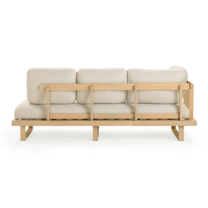 TOV Furniture Evan 2-Piece Cream Outdoor L-Shaped Sectional - Stylish, Weather-Resistant Comfort for Your Patio! TOV-O54457
