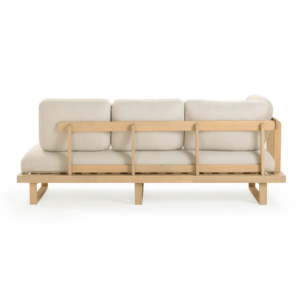 TOV Furniture Evan 2-Piece Cream Outdoor L-Shaped Sectional - Stylish, Weather-Resistant Comfort for Your Patio! TOV-O54457