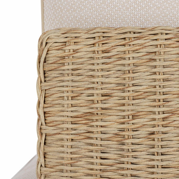 TOV Furniture Mora Cream Outdoor Sofa - Stylish, Weather-Ready Seating with Plush Cushions for Coastal Living 65" TOV-O54723