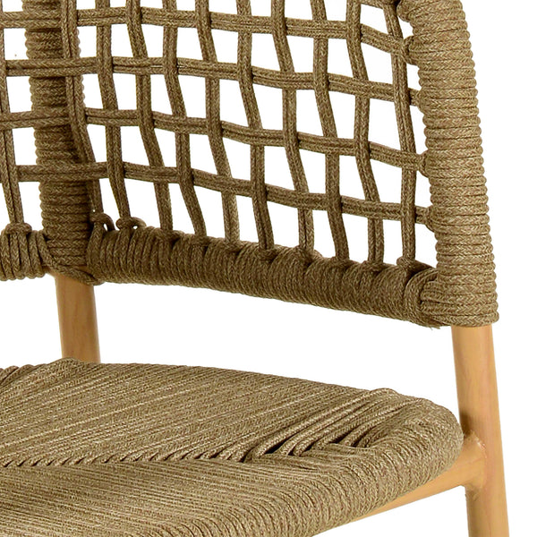 Niel Natural Oak Finish Outdoor Dining Chair TOV-O68780 TOV Furniture
