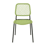 Lucy Green Dyed Cord Outdoor Dining Chair TOV-O68781 TOV Furniture