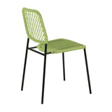 Lucy Green Dyed Cord Outdoor Dining Chair TOV-O68781 TOV Furniture