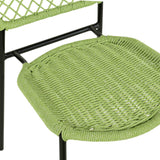 Lucy Green Dyed Cord Outdoor Dining Chair TOV-O68781 TOV Furniture