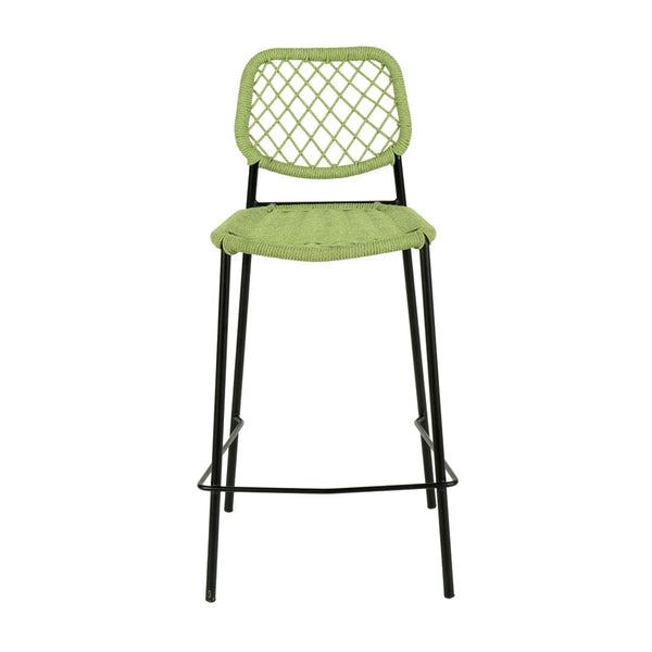 TOV Furniture Lucy Dyed Cord Outdoor Counter Stool - Stylish, Weather-Resistant Seating for Alfresco Dining & Fun TOV-O68783