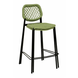 TOV Furniture Lucy Dyed Cord Outdoor Counter Stool - Stylish, Weather-Resistant Seating for Alfresco Dining & Fun TOV-O68783