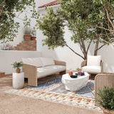 Alexa Cream Outdoor Armchair TOV-O68809 TOV Furniture