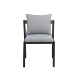 Nancy Grey Outdoor Dining Chair TOV-O68853 TOV Furniture