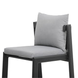 Nancy Grey Outdoor Dining Chair TOV-O68853 TOV Furniture