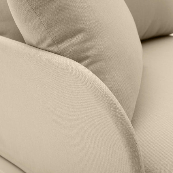 TOV Furniture Kapri Modular Outdoor Corner Chair - Versatile, Weather-Resistant Seating for Stylish Patios and Lounges Taupe / LAF TOV-O68891