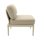 Kapri Taupe Modular Outdoor Armless Chair TOV-O68892 TOV Furniture