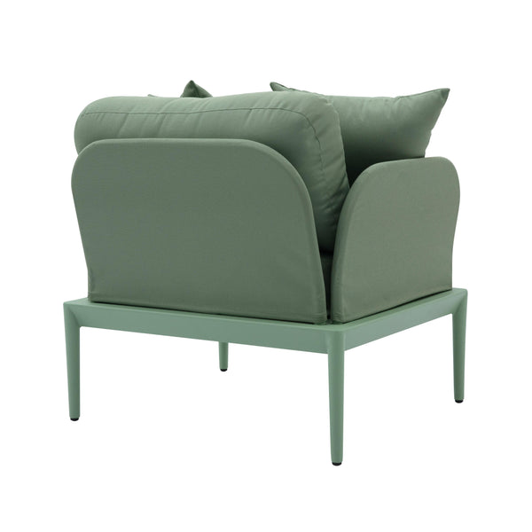 Kapri Moss Green Outdoor Armchair TOV-O68894 TOV Furniture