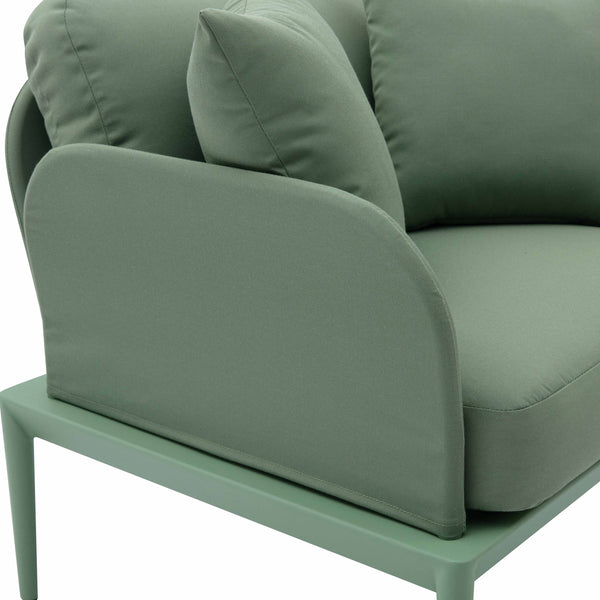 Kapri Moss Green Outdoor Armchair TOV-O68894 TOV Furniture
