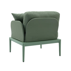TOV Furniture Kapri Modular Outdoor Corner Chair - Versatile, Weather-Resistant Seating for Stylish Patios and Lounges Moss Green / RAF TOV-O68895