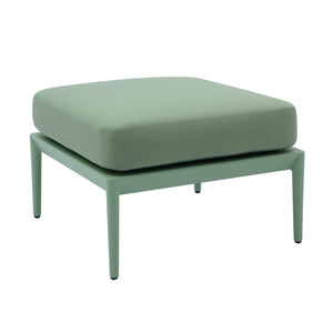 TOV Furniture Kapri Outdoor Ottoman – Stylish, Durable, and Comfortable Accent for Modern Outdoor Spaces and Lounges Moss Green TOV-O68898
