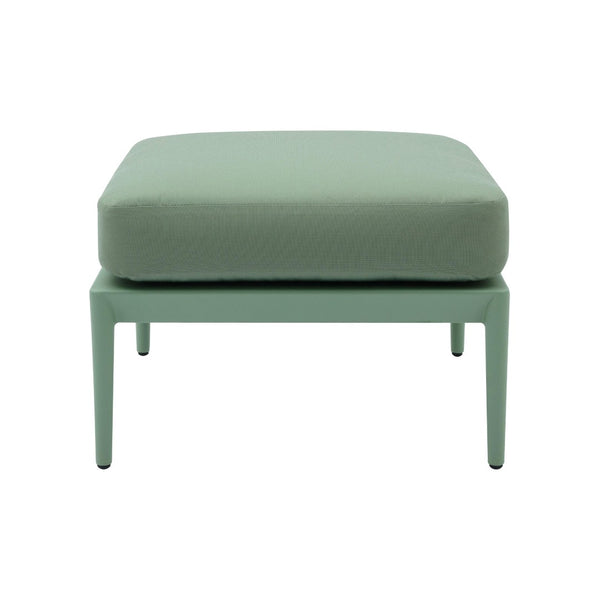 TOV Furniture Kapri Outdoor Ottoman – Stylish, Durable, and Comfortable Accent for Modern Outdoor Spaces and Lounges Moss Green TOV-O68898