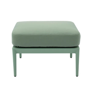TOV Furniture Kapri Outdoor Ottoman – Stylish, Durable, and Comfortable Accent for Modern Outdoor Spaces and Lounges Moss Green TOV-O68898