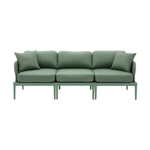 TOV Furniture Kapri Modular Outdoor Sofa – Stylish, Weather-Ready Design with Tool-Free Assembly for All Spaces Moss Green TOV-O68900-SO