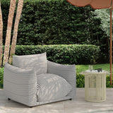 Rafa Cream Outdoor Side Table TOV-O68952 TOV Furniture