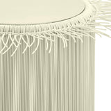 Rafa Cream Outdoor Side Table TOV-O68952 TOV Furniture